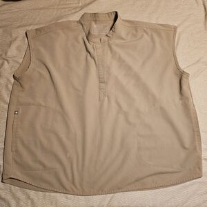 Figs Tan Sleeveless Top